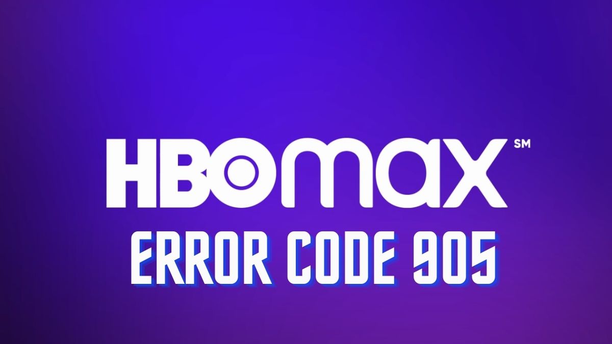 hbo max error code 905