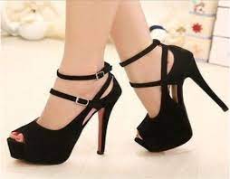 Black heels for women